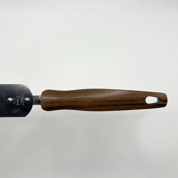 Vintage EKCO Cake Icing Spatula Stainless Steel Plastic Handle USA Mid Century - Picture 3 of 6